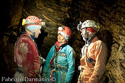 Grotta della Turrite alle Comarelle: Carlo, Barbara, Ivano